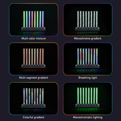 RGB Smart Desktop Light – Lampe LED Connectée avec Contrôle via App, Effets Musicaux et Ambiance Gaming pour Bureau et Gaming Setup