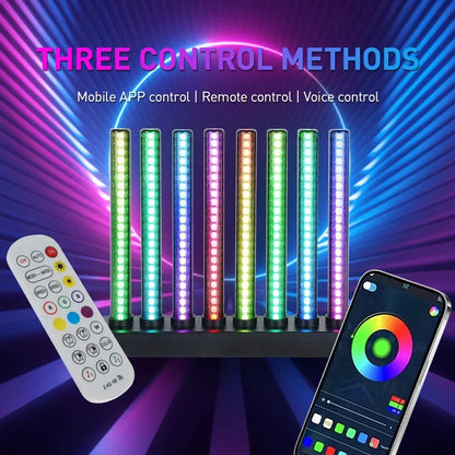 RGB Smart Desktop Light – Lampe LED Connectée avec Contrôle via App, Effets Musicaux et Ambiance Gaming pour Bureau et Gaming Setup